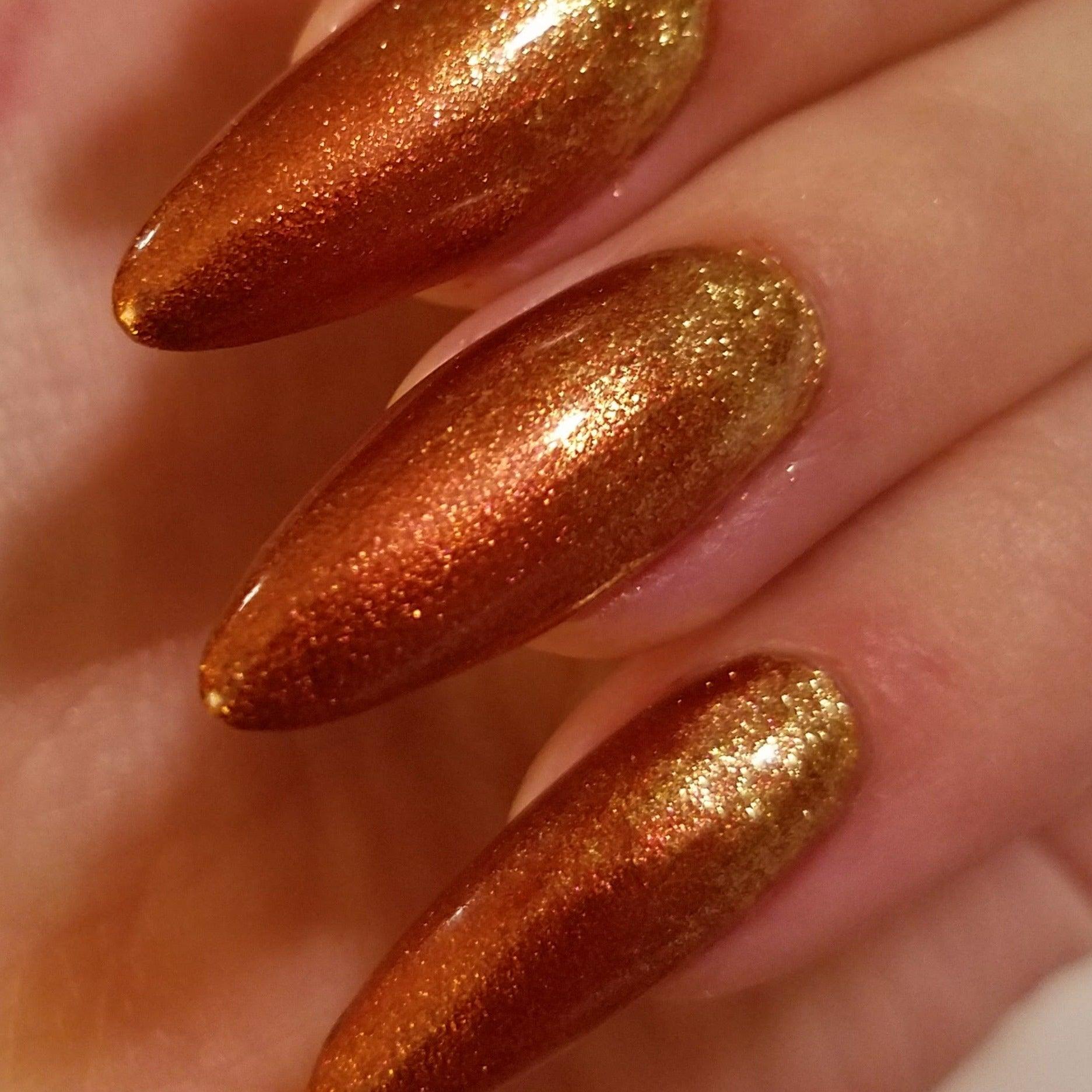 Akzentz Gel Play - Glitter Copper Dust – The Nail Hub