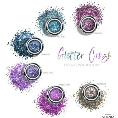 Akzentz Gel Play Glitter Crush Collection | The Nail Hub