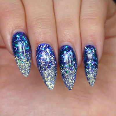 Glitter Ombre Gel Nails | The Nail Hub