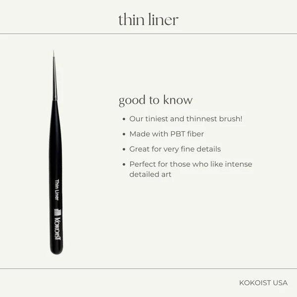 Kokoist Gel Brush - Thin Liner
