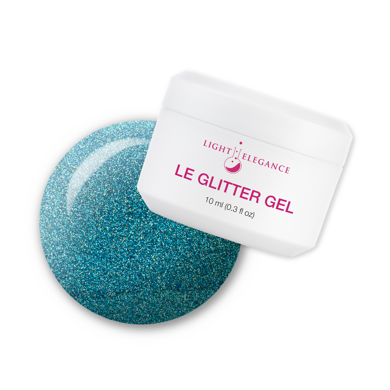 Light Elegance Glitter Gel - Blast Off Blue