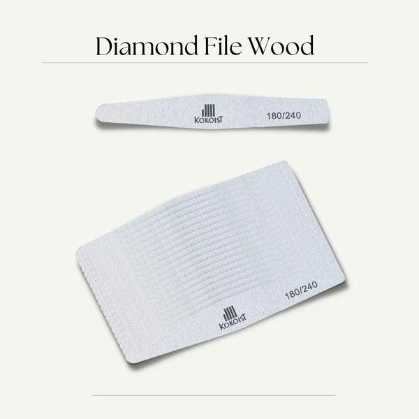 Kokoist Wood Diamond Files 180/240 - Pack of 25 - The Nail Hub