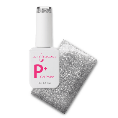 Light Elegance P+ Soak-Off Glitter Gel Polish - Sterling - The Nail Hub