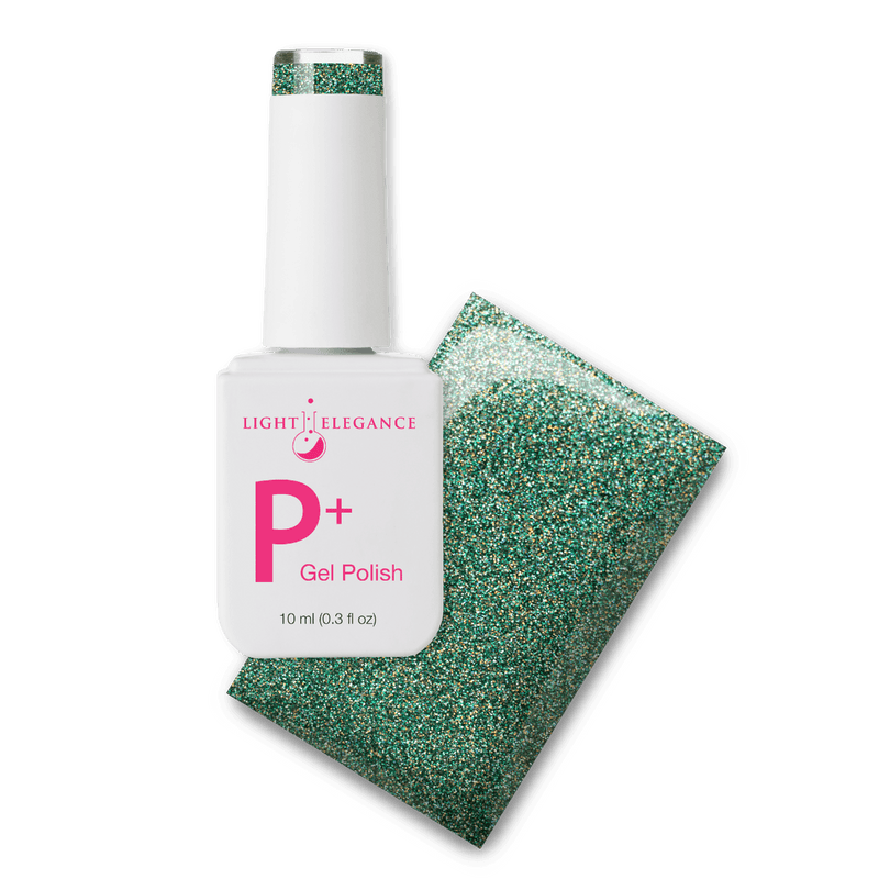 Light Elegance P+ Soak-Off Glitter Gel Polish - Bravo! - The Nail Hub