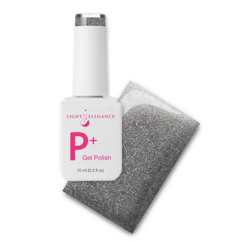 Light Elegance P+ Soak-Off Glitter Gel Polish - Clean Slate - The Nail Hub