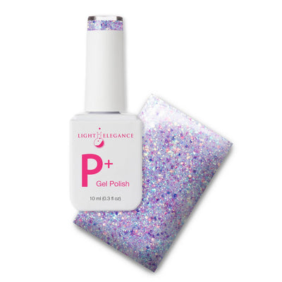 Light Elegance P+ Soak-Off Glitter Gel Polish - In My Happy Place - The Nail Hub