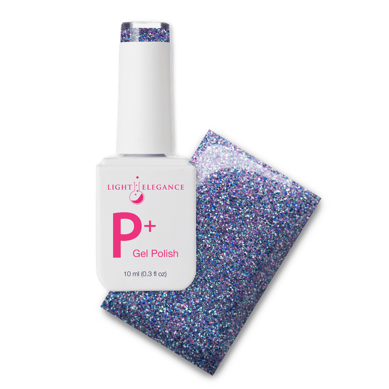 Light Elegance P+ Soak-Off Glitter Gel Polish - Tough Act To Follow - The Nail Hub