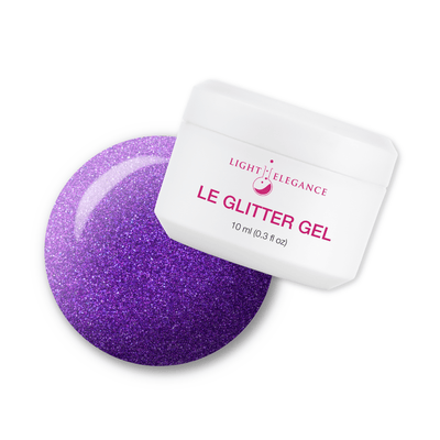 Light Elegance Glitter Gel - Amethyst Kiss - The Nail Hub