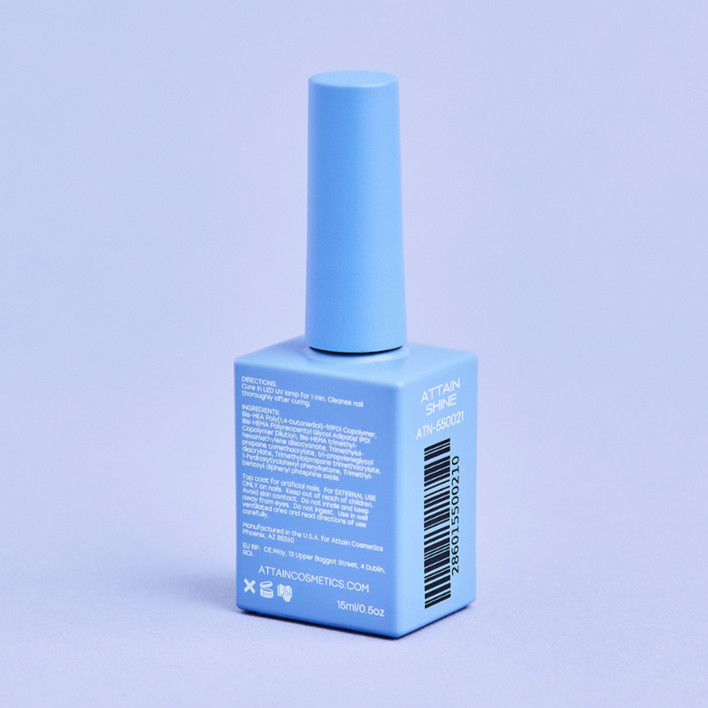 Attain Shine Tack-Free Top Coat - The Nail Hub