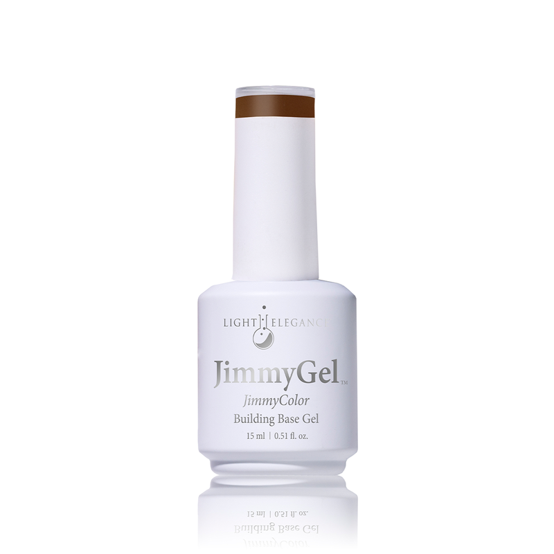 Light Elegance JimmyGel Soak-Off Building Base - Sheer Brown