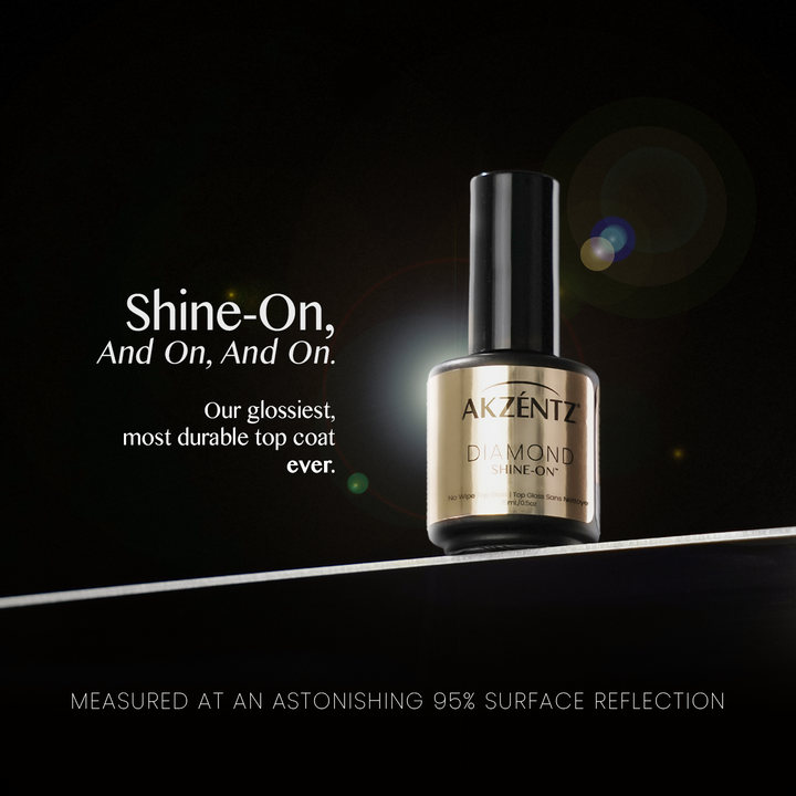Akzentz Diamond Shine-On (No Cleanse) Gel Top Gloss – The Nail Hub