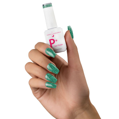 Light Elegance P+ Soak-Off Glitter Gel Polish - Sinful (Pre-order)