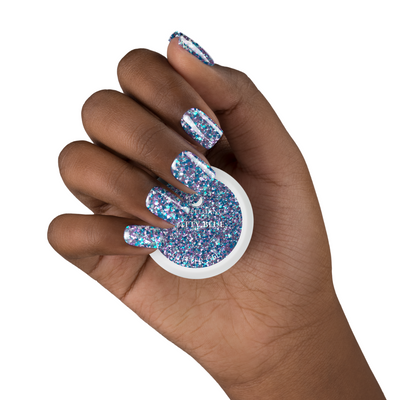 Light Elegance Glitter Gel - Bratty Blue - The Nail Hub