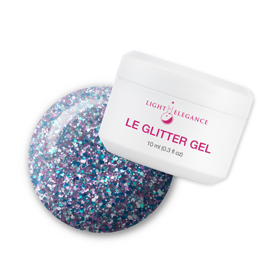 Light Elegance Glitter Gel - Bratty Blue - The Nail Hub