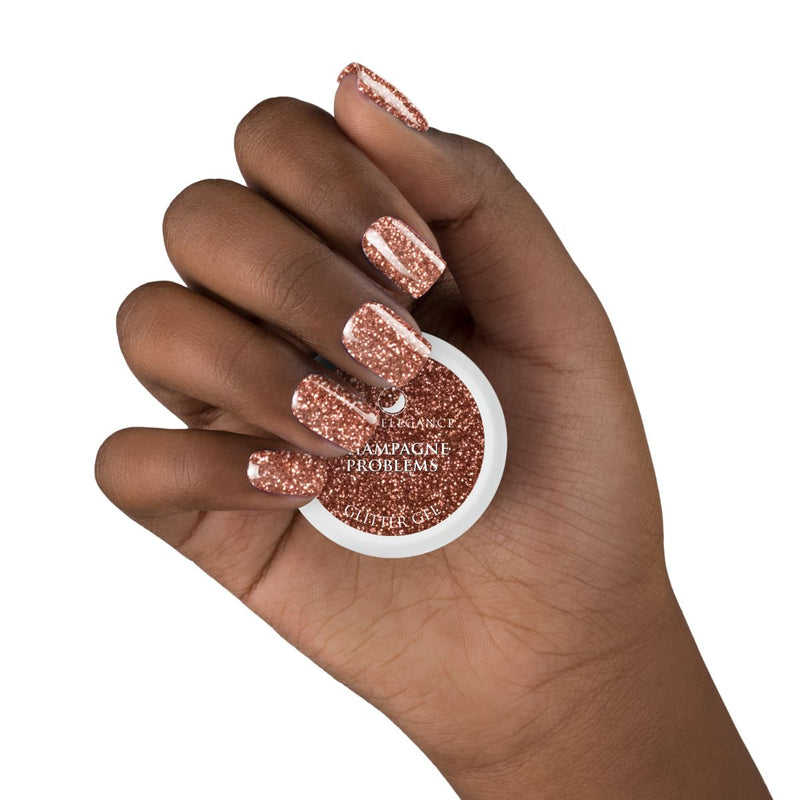 Light Elegance Glitter Gel - Champagne Problems - The Nail Hub