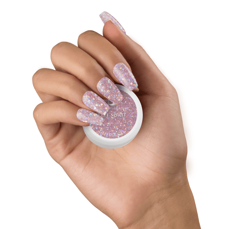 Light Elegance Glitter Gel - Free Spirit - The Nail Hub