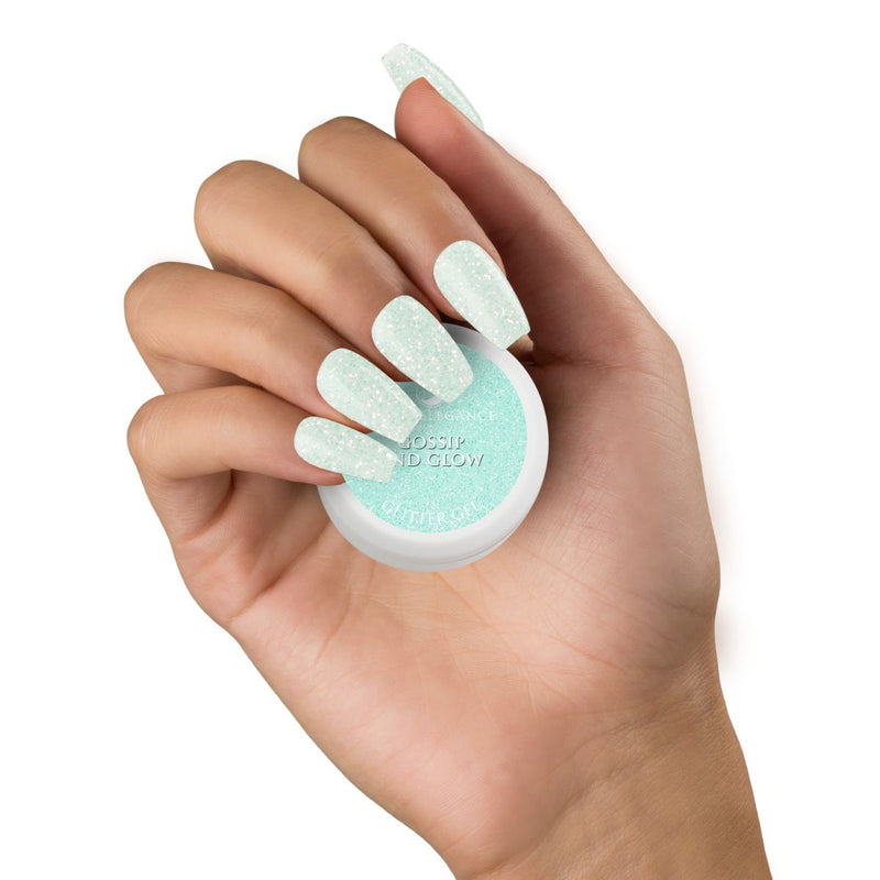 Light Elegance Glitter Gel - Gossip and Glow - The Nail Hub
