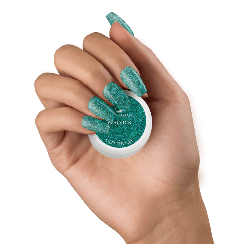 Light Elegance Glitter Gel - Peacock - The Nail Hub