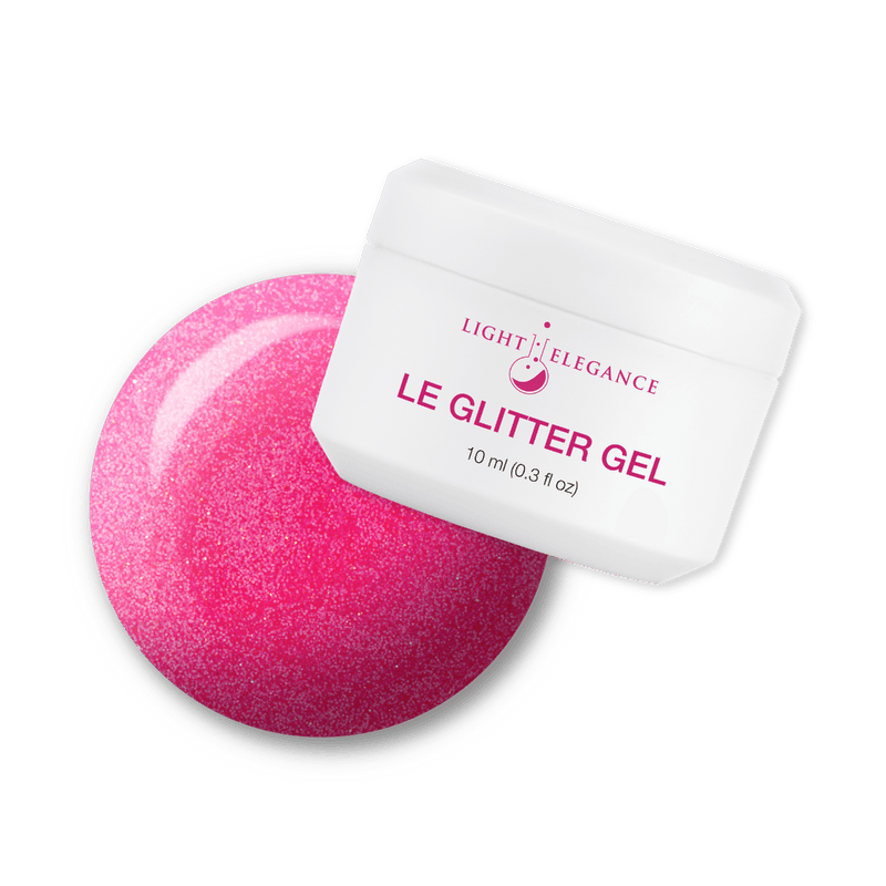 Light Elegance Glitter Gel - Pinch Me Pink - The Nail Hub