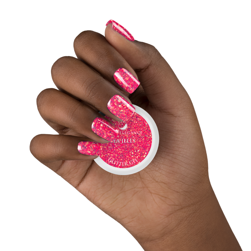 Light Elegance Glitter Gel - Sea Jelly - The Nail Hub