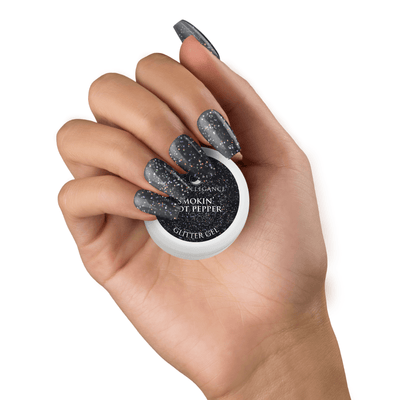 Light Elegance Glitter Gel - Smokin Hot Pepper - The Nail Hub