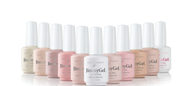 Light Elegance JimmyGel Soak-Off Building Base - Complete Set of All Colors - The Nail Hub