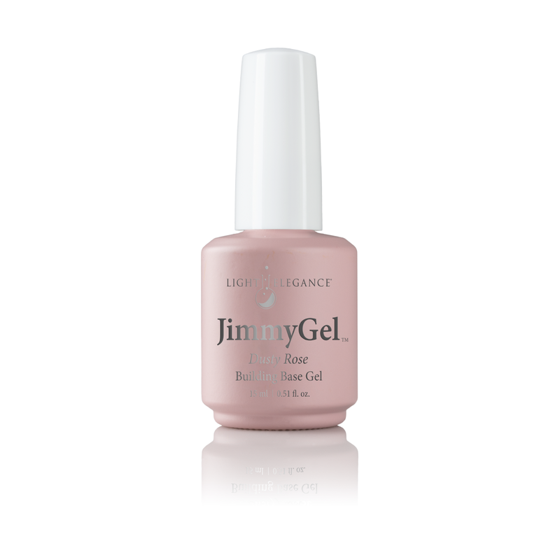 Light Elegance JimmyGel Soak-Off Building Base - Dusty Rose - The Nail Hub