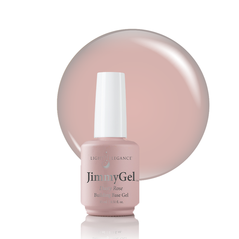 Light Elegance JimmyGel Soak-Off Building Base - Dusty Rose - The Nail Hub