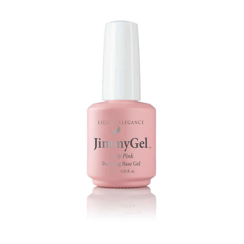 Light Elegance JimmyGel Soak-Off Building Base - Lady Pink - The Nail Hub