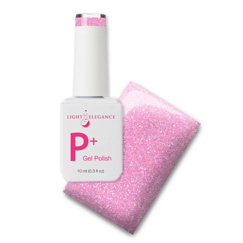 Light Elegance P+ Soak-Off Glitter Gel Polish - All Talk, No Action - The Nail Hub