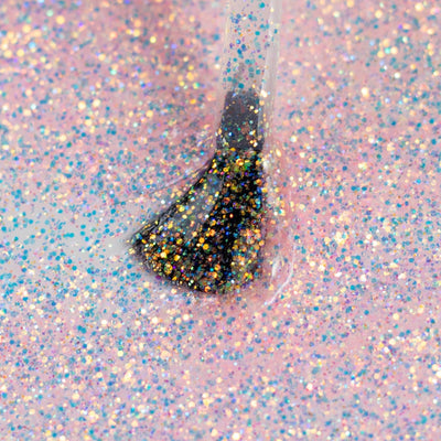 Light Elegance P+ Soak-Off Glitter Gel Polish - Bee In Your Bonnet - The Nail Hub