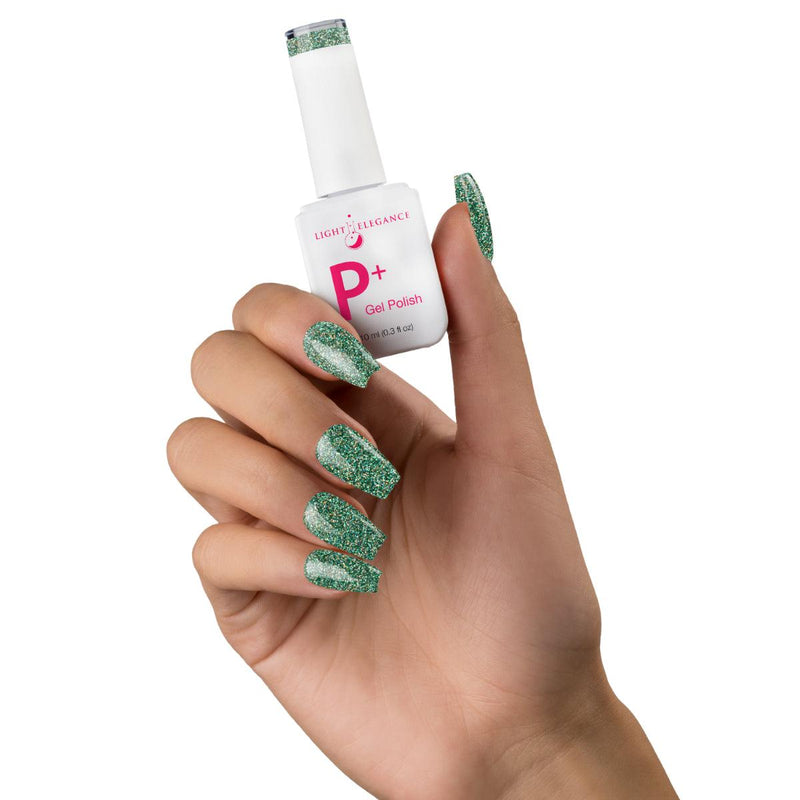 Light Elegance P+ Soak-Off Glitter Gel Polish - Bravo! - The Nail Hub