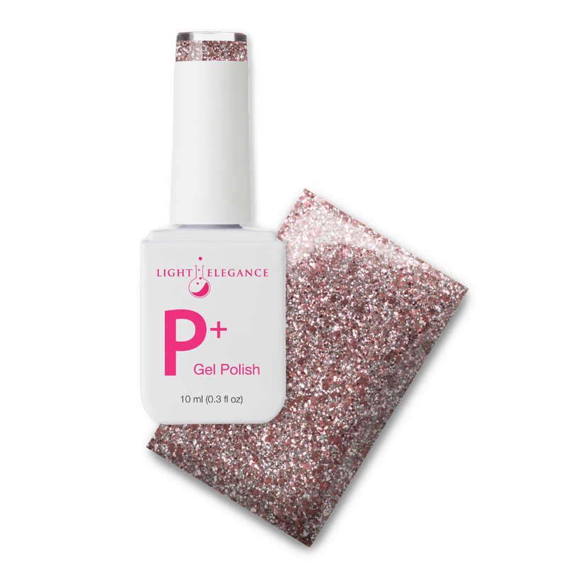 Light Elegance P+ Soak-Off Glitter Gel Polish - Hot and cold - The Nail Hub