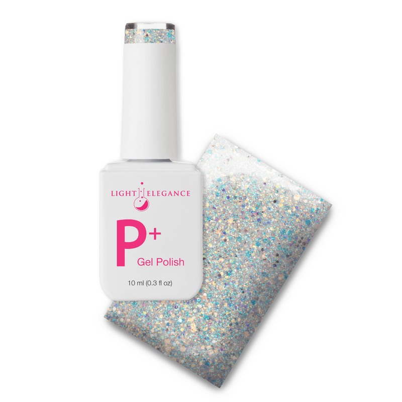 Light Elegance P+ Soak-Off Glitter Gel Polish - Ice Cream, You Scream - The Nail Hub