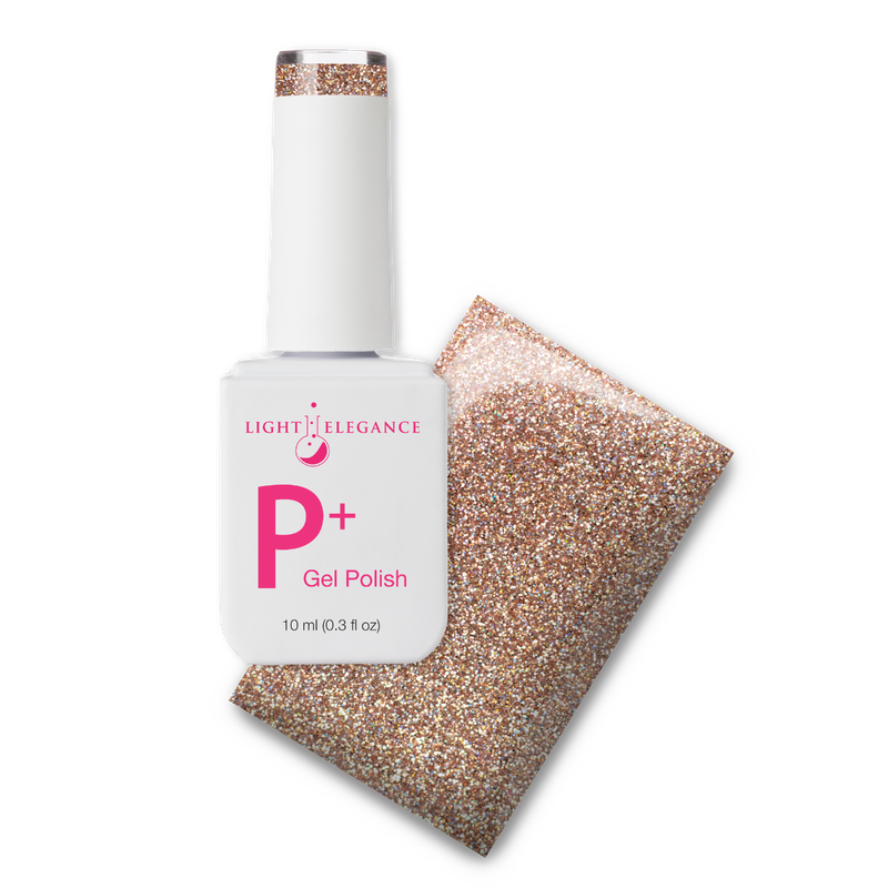 Light Elegance P+ Soak-Off Glitter Gel Polish - Mercury Meltdown - The Nail Hub