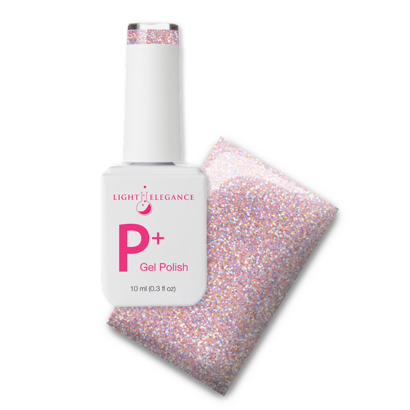 Light Elegance P+ Soak-Off Glitter Gel Polish - Over the Moon - The Nail Hub