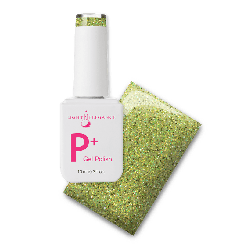 Light Elegance P+ Soak-Off Glitter Gel Polish - Peace and Love - The Nail Hub
