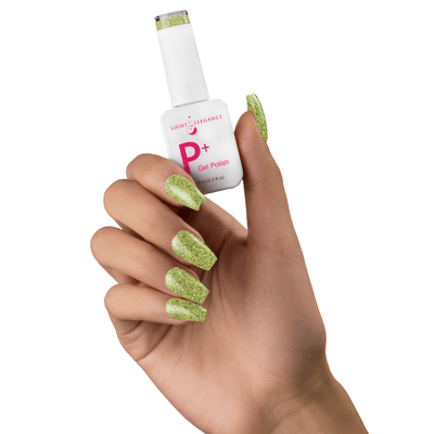 Light Elegance P+ Soak-Off Glitter Gel Polish - Peace and Love - The Nail Hub