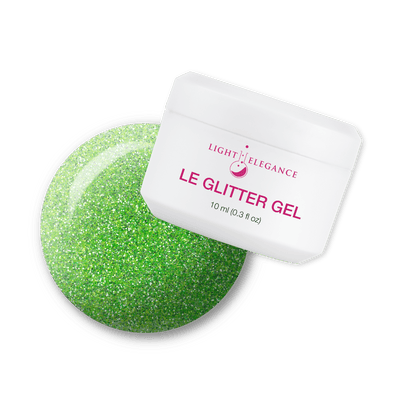 Light Elegance Glitter Gel - Kiwi to my Heart - The Nail Hub