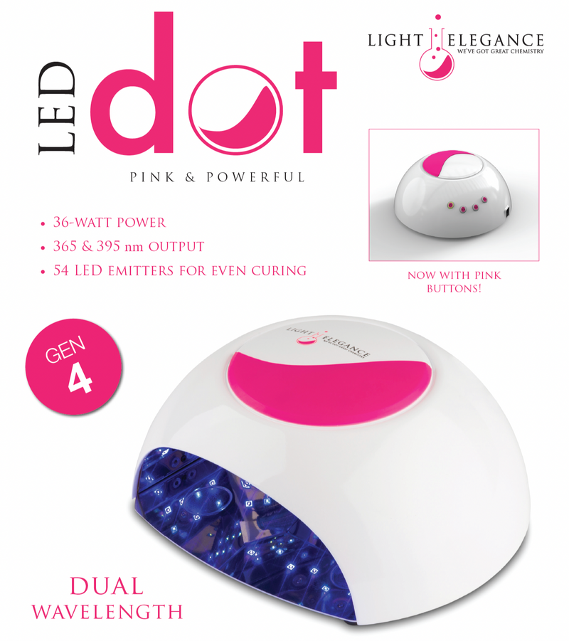 NEW! Light Elegance - LEDdot Gen4 Hybrid UV LED Nail Lamp - The Nail Hub