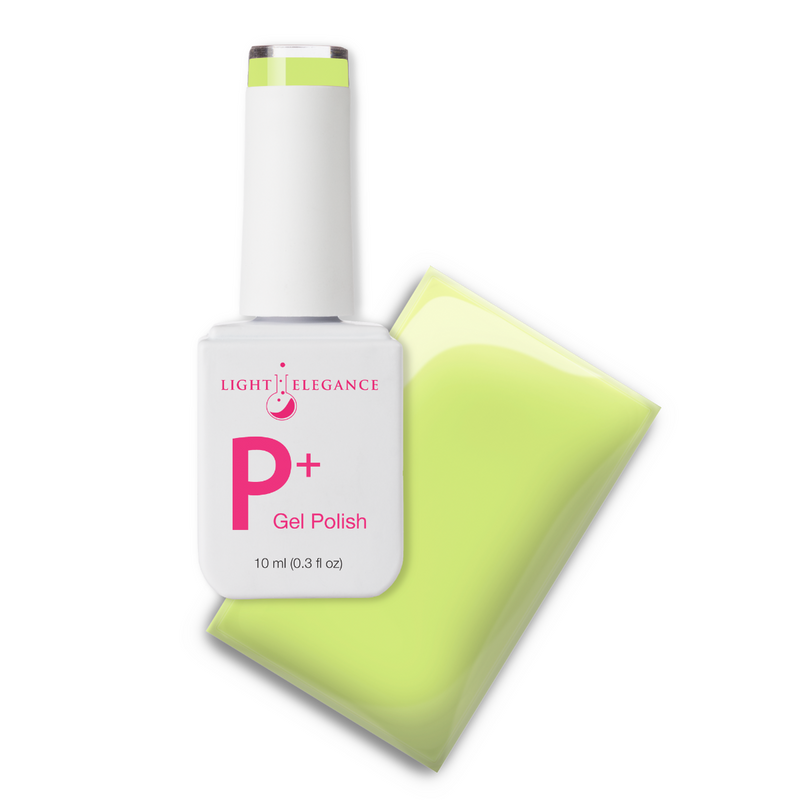 Light Elegance P+ Soak-Off Color Gel Polish - Lemon Lime Jelly (PRE-ORDER)