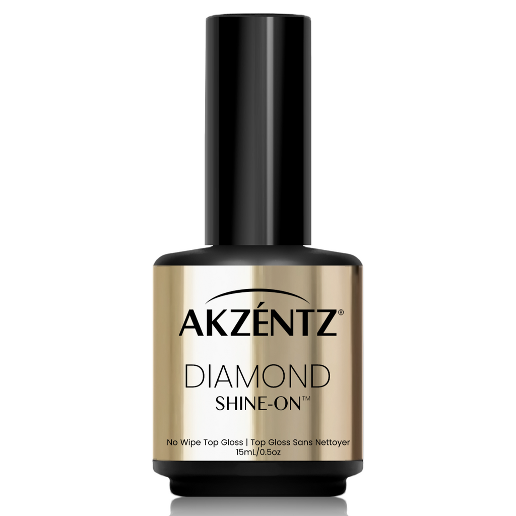 Akzentz Diamond Shine-On (No Cleanse) Gel Top Gloss – The Nail Hub