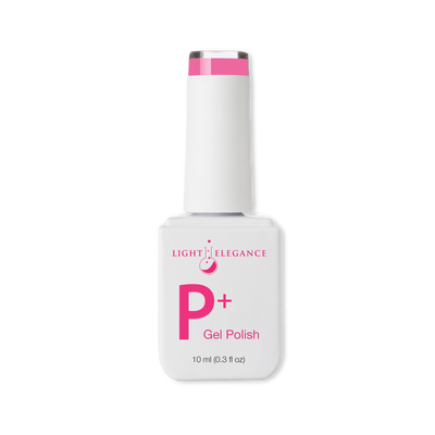 Light Elegance P+ Soak-Off Color Gel Polish - Hot Pink Jelly (PRE-ORDER)
