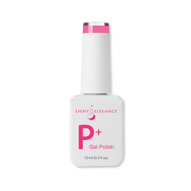 Light Elegance P+ Soak-Off Color Gel Polish - Hot Pink Jelly (PRE-ORDER)