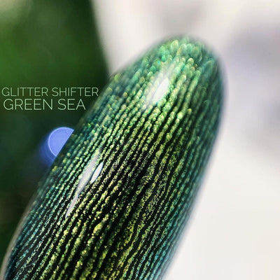Akzentz Gel Play - Glitter Shifter Green Sea