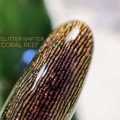 Akzentz Gel Play - Glitter Shifter Coral Reef - The Nail Hub