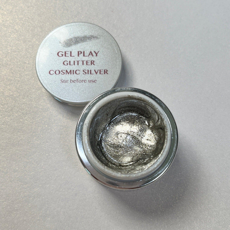 Akzentz Gel Play - Glitter Cosmic Silver