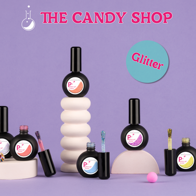 Light Elegance P+ Soak-Off Glitter Gel Polish - The Candy Shop Collection - The Nail Hub