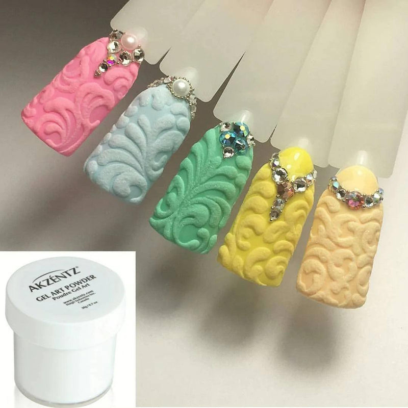 Akzentz 3D Gel Art Powder - The Nail Hub