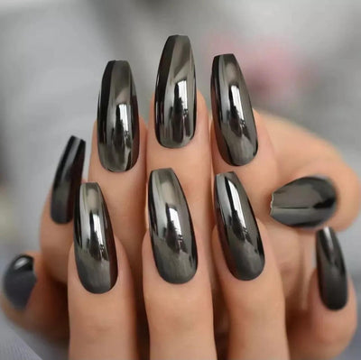 Akzentz Black-On No-Cleanse Top Color for Chrome - The Nail Hub